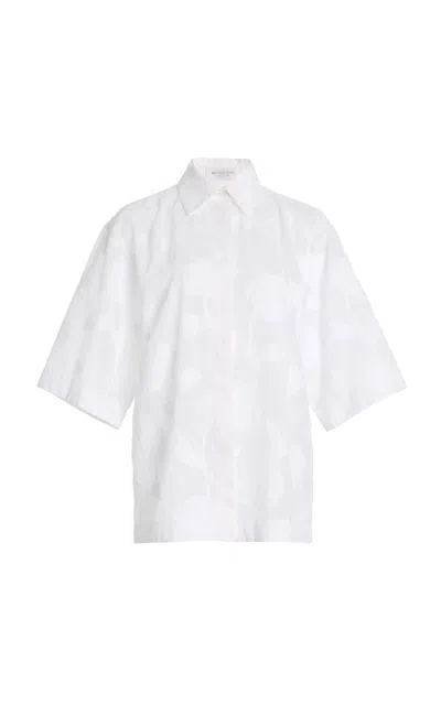 Michael Kors Fil Coupé Shirt In White