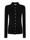 Michael Kors Cashmere Cardigan In Negro