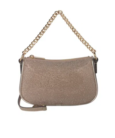 Michael Kors Flap Shoulder Bag In Brown