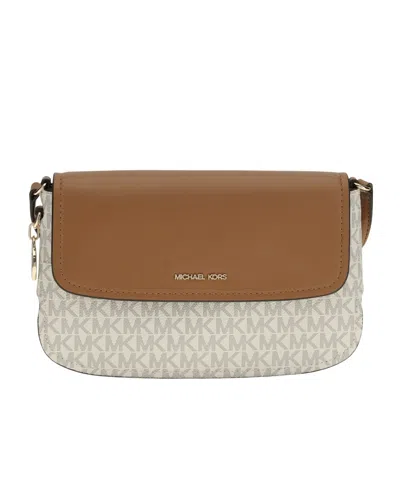 Michael Kors Flap Shoulder Bag In Brown