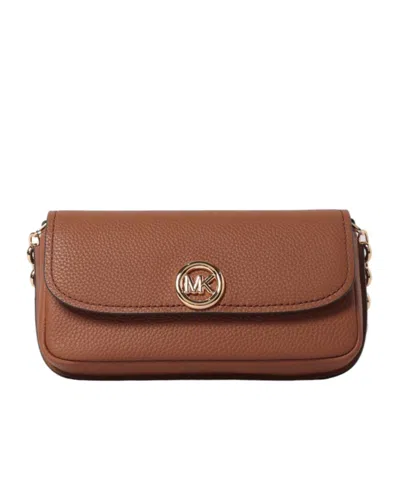 Michael Kors Flap Shoulder Bag In Brown