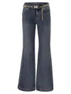 Michael Kors Flared Jeans In Blue