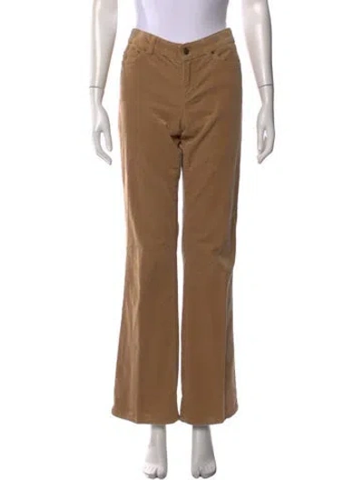 Pre-owned Michael Kors Flared Pants In Brown