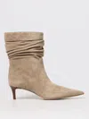 Michael Kors Flat Ankle Boots  Woman Color Camel In Brown
