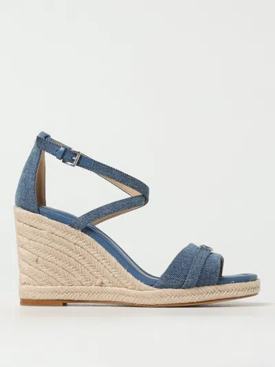 Michael Kors Flat Sandals  Woman Color Denim