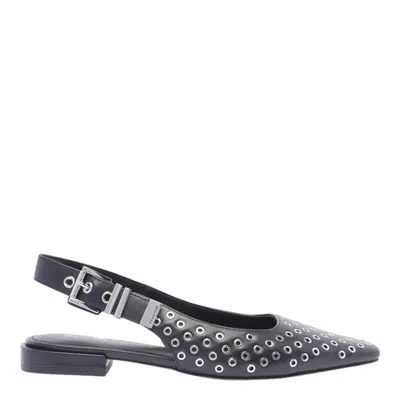 Michael Kors Flat Shoes In Black