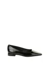 Michael Kors Darrah Crackled Patent Leather Ballet Flat In Animal Print