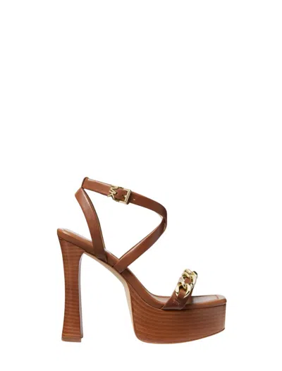 Michael Kors Flat Shoes In Brown