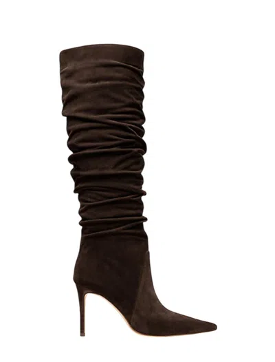 Michael Kors Down Heeled Bott In Brown