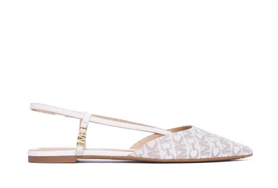 Michael Kors Flat Shoes In White