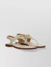 Michael Kors Flat Sole Open Toe Thong Strap Sandals