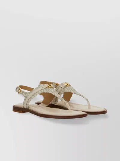 Michael Kors Flat Sole Open Toe Thong Strap Sandals