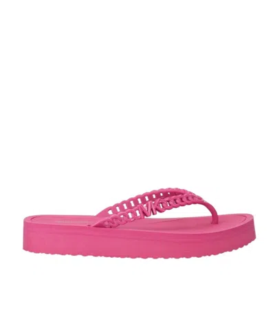 Michael Kors Flip-flop In Cerise