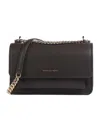 Michael Kors Flip Shoulder Bag In Black