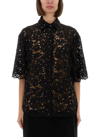 MICHAEL KORS MICHAEL KORS FLORAL LACE SHIRT