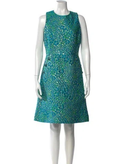 Pre-owned Michael Kors Floral Print Knee-length Dress