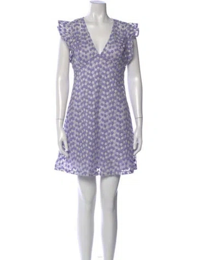 Pre-owned Michael Kors Floral Print Mini Dress
