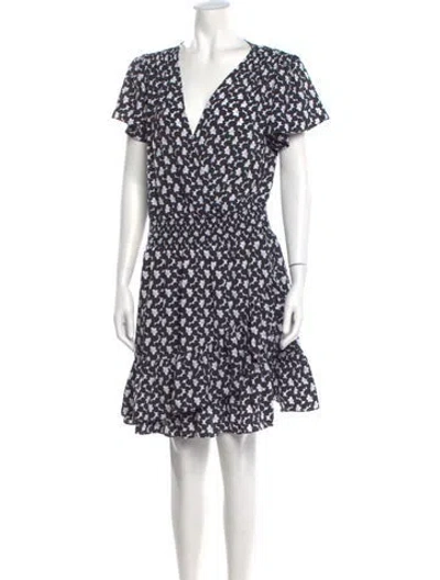 Pre-owned Michael Kors Floral Print Mini Dress In Multi