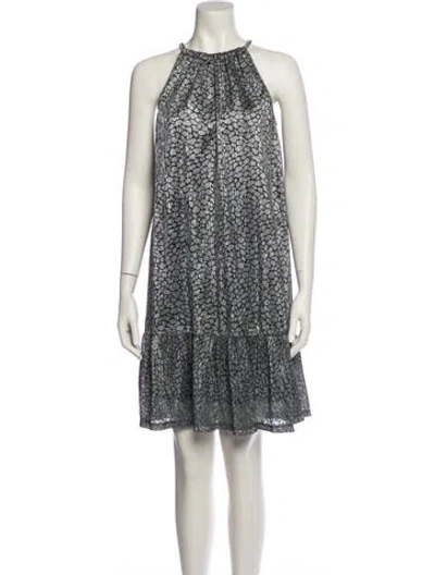 Pre-owned Michael Kors Floral Print Mini Dress In Multi