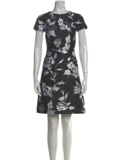 Pre-owned Michael Kors Floral Print Mini Dress In Multi