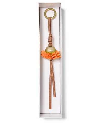 Michael Kors Flower Burst Charm In Brown