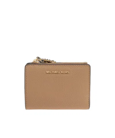 Michael Kors Folding Wallet In Brown