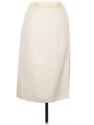 Pre-owned Michael Kors Formal Skirt In White