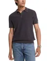 Michael Kors Garment Dyed Polo Shirt In Black
