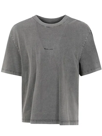 Michael Kors Gd Boxy Tee Jersey Clothing In Black