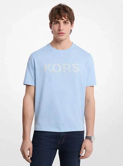 Michael Kors Geometric Print Logo Cotton T-shirt