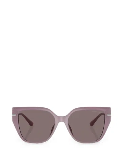 Michael Kors Geometric-frame Sunglasses In Purple