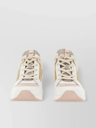 Michael Kors Georgie Sneaker Metallic Accents Rubber Sole