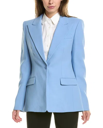 Michael Kors Georgina Blazer In Blue