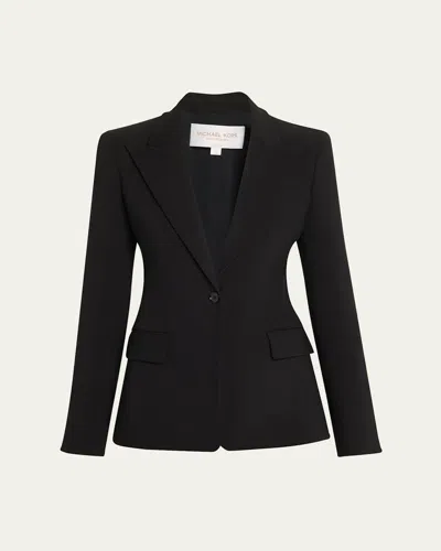Michael Kors Georgina One-button Wool Blazer
