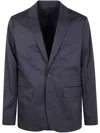 Michael Kors Tech Blazer Buttoned Cuffs In Multi