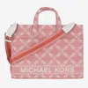 MICHAEL KORS GIGI BAG LARGE COTTON CANVAS