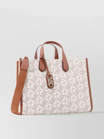 Michael Kors Gigi Covered Canvas Handbag Empire Logo Print