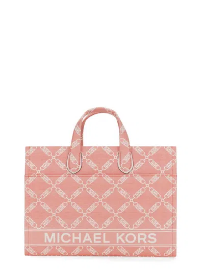 Michael Kors Gigi Large Tote Bag In Pink