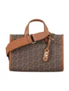 Michael Kors Small Gigi Tote Bag In Brn/luggage