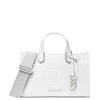 Michael Kors Michael  Gigi Small East West Messenger In White