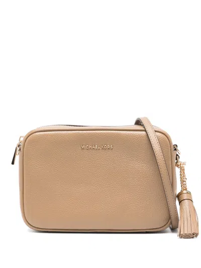 Michael Kors Gina Cross Body Bag In Nude