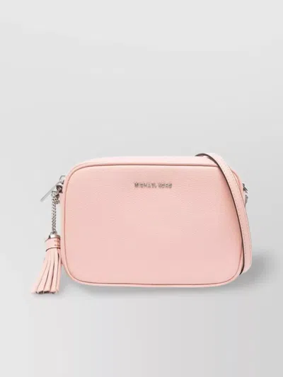 Michael Kors Ginny Chain Strap Tassel Textured Bag In Multicolor