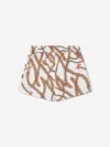 Michael Kors Chain Link-print Shorts In White
