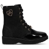 Michael Kors Girls  Haskell Heart In Black/glitter