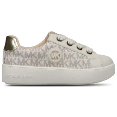Michael Kors Kids' Girls  Jordana Audrey In Vanilla/pale Gold