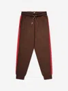 Michael Kors Monogram-pattern Jogging Bottoms In Brown