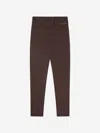 Michael Kors Girls Brown Logo Leggings In Brown