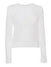 Michael Kors White Mesh Shirt In Bianco