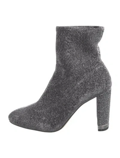 Pre-owned Michael Kors Glitter Patterned Sock Boots
