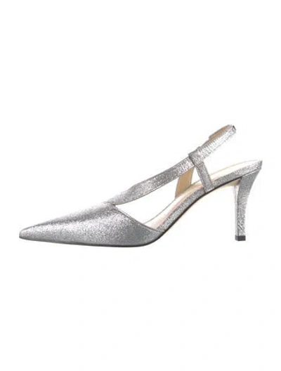 Pre-owned Michael Kors Glitter Slingback Pumps